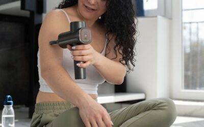 Should an athlete use a massage gun before or after a run?