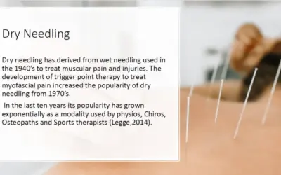 How long dry needling lasts?